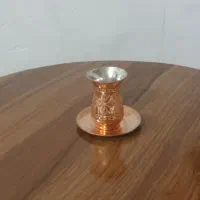 استکان نعلبکی مس