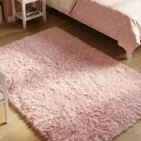 قالیچه شگی نو دخترانه شیک داخل کاور