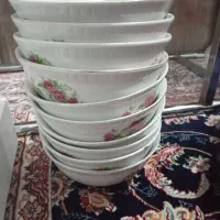 10 عدد کاسه با 2 عدد دیس