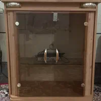 میز تلفن و میز تلویزیون و گلدان فلزی