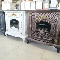 بخاری گازی شومینه ای جدید حصیری فروشگاه آل رسول