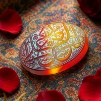 عقیق یمنی خطی درجه یک