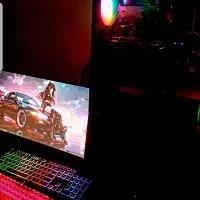 کیس گیمینگ Rx5700xt . i3 12100 فول با همچی