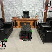 میز مدیریت و مبل دفتر اداری و صندلی چرخدار