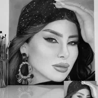 طراحی چهره سیاه قلم ارزان