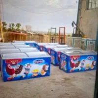 یخچال ۶۰۰لیتری فریزردرب کشویی خوابیده بستنی
