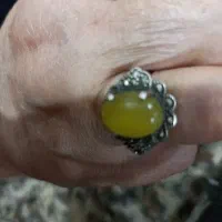 نقره اصل با نگین اصل