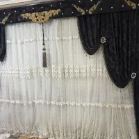پرده|پرده، رانر، رومیزی|باغ ملک, |دیوار