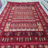 فرش سارینا قرمز جفت ۶ متری ۷۰۰ شانه نواکبند