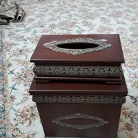 جا دستمال کاغذی با سطل