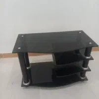 میز تلویزیون شیشه ای