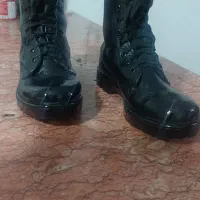 کفش پوتین چرمی مارک