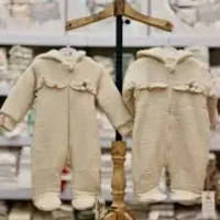 لباس سرهمی نخ پنبه ای سیسمونی مدرن