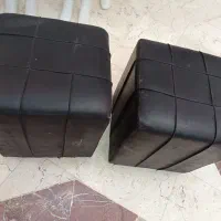 دو عدد پاف و دو عدد صندلی پمپی