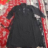 مانتو مشکی نگینی