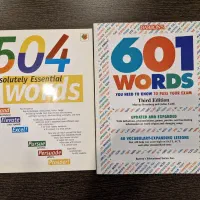 کتاب های آموزش زبان انگلیسی 504words و 601words