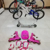 دوچرخه دنده ای۲۶و۱۶اسکوتر تاشووکفش اسکیت