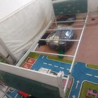 تخت دو طبقه. همراه تشک سی سانتی