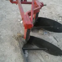 گاو آهن دو خیش گاواهن ادوات تراکتور کشاورزی شخم