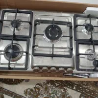 گاز صفحه ای تمام استیل ۵ شعله