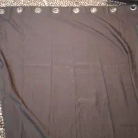 پرده کناره ضخیم و ۲ عدد حریر پانچ شده