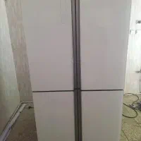 یخچال ساید ۴ درب هایسنس  رنگ مشکی
