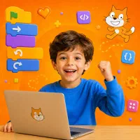 دوره برنامه نویسی اسکرچ کاتی کودکان«آموزشگاه فخیم»