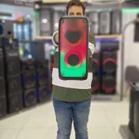 اسپیکر شارژی قابل حمل ۴۰ سانتی رقص نوردار تمام LED