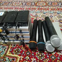 4ست دوتایی میکروفن دستی ویقه ای مکس