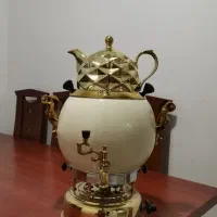 سماور 6لیتری گازی سوما، همراه قوری