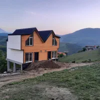 ساخت انواع ویلا کلبه سویسی با ال اس اف و چوب