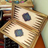 تخته نرد یا شطرنج خاتم ۵۰ سانتی
