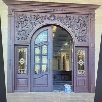 درب چوب ضد  سرقت پلای وود تمام چوب
