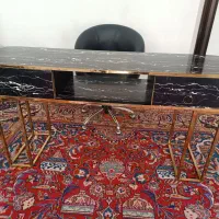 میز ناخن کاری دو نفره و صندلی اصلاح طرح پروانه