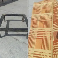 پتو. چهارپایه،قاب عکس