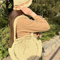 کلاه دست بافت رافیا