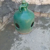 جا آب سفالی بزرگ مخصوص کبوتر