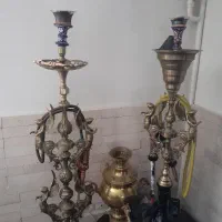 قلیان زینتی طرح فرشته تنه سنگین و شیشه سه پوست