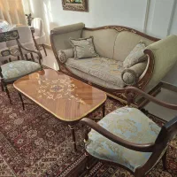 نیم ست مبلمان طرح فرانسوی