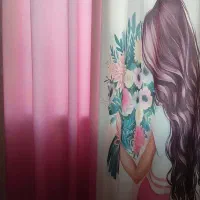 پرده اتاق خواب دخترانه