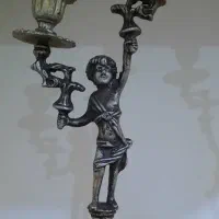 شمعدان برنز آنتیک وارداتی