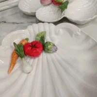 دوتیکه کارشده برند مدل سبزیجات برجسته