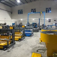 بلوکزن ،جدول زن ،مخلوط کن (دیگ ملاتساز) نوار نقاله