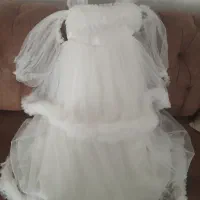 لباس محلسی دخترانه سایز۷سال وکفش تابستونی