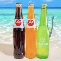 نوشابه شیشه زمزم