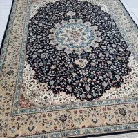 جفت فرش ۱۲ متری۵۰۰ شانه تمام نخ  تمیز و قالیشویی