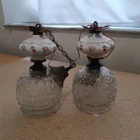 یک جفت لوستر آویز عتیقه