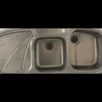 سینک توکار دوقولو جنس درجه یک مارک اخوان