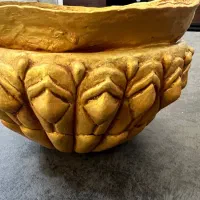 کاسه مسی ابکاری طلا