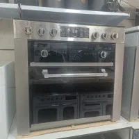 اجاق گاز طرح فر صفحه شیشه